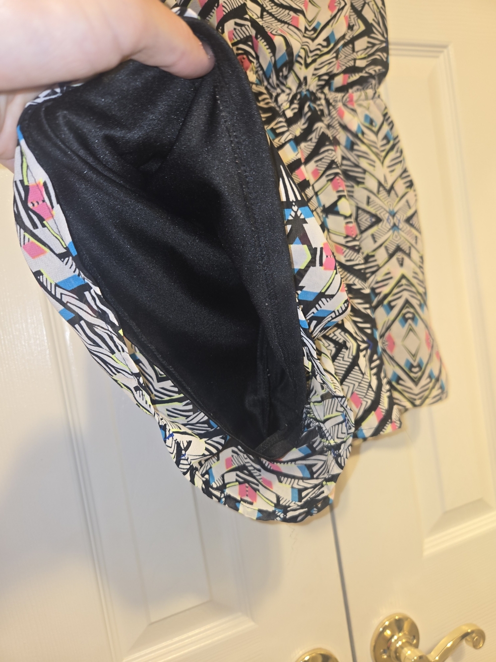 Xhilaration Aztec Print Tank Romper Small - Picture 5 of 6